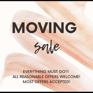 MOVING SALE! 💛